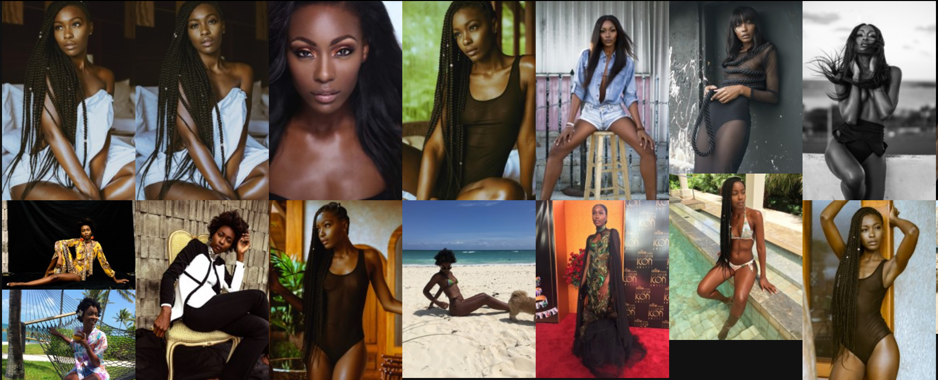 Bahamian Model Tomii Culmer